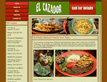 Tablet Screenshot of elcazadorva.com